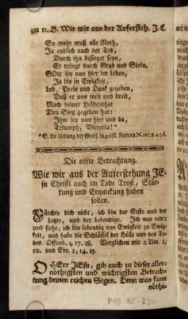 332-342, Fuerchte dich nicht, ich bin der Erste und der Letzte ...