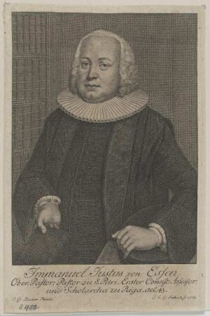 Bildnis des Immanuel Justus von Essen