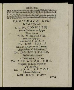 Emblemata Geographica