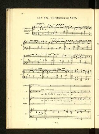 No. 3. Soli (oder Halbchor) und Chor.