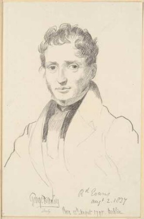 Bildnis Darley, George (1795-1846), Dichter und Mathematiker