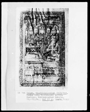 Vita Sancti Willibrordi et Sancti Martini — Arma Christi, Folio 87recto