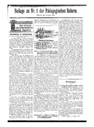 Hamburger Lehrmittel-Ausstellung : Beilage zu Nr. 1 der Pädagogischen Reform