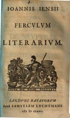 Ioannis Iensii ferculum literarium