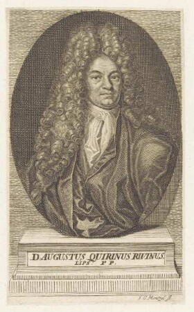 Bildnis des Augustus Quirinus Rivinus