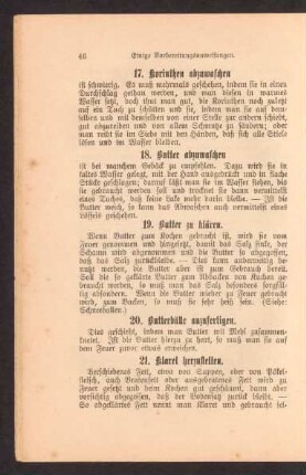 21. Klarei herzustellen.