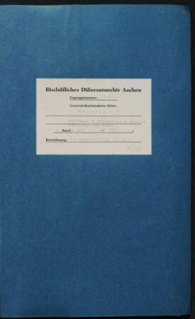 Stiftungen in Pfarrkirche und Kapellen Grüfflingen und Oudler