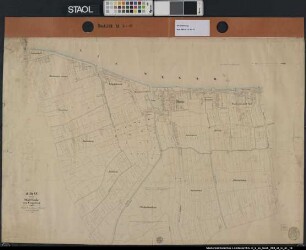 Karte der Stadt Brake mit Hafen und Umgebung Maßstab: 1:5000 Vermesser/Zeichner: Pestrup II