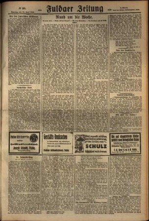 Zweite Ausgabe vom Sonntag, den 24. Juni 1928.