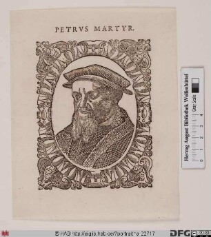 Bildnis Pietro Vermigli, gen. Martire (lat. Petrus Martyr Vermilius)