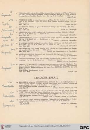 Limoges – Email (Nr. 82-84)