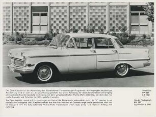 Opel "Kapitän" der Adam Opel AG