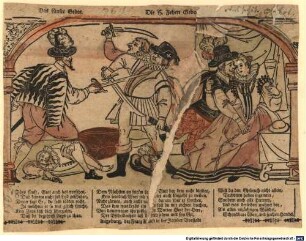 Die H. Zehen Gebo[t Gottes] : Das fünfte Gebot [Das sechste] Gebot
