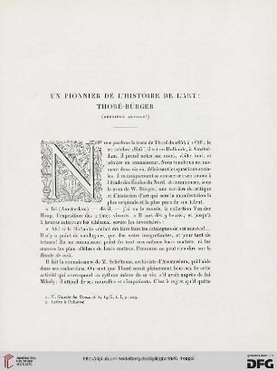 5. Pér. 11.1925: Un pionnier de l'histoire de l'art: Thoré-Bürger, [2]