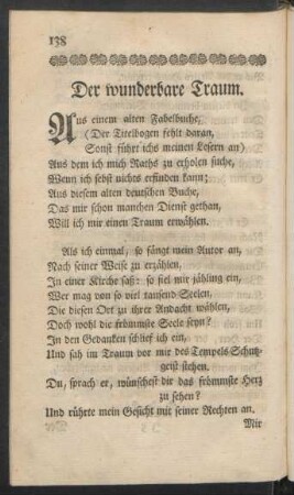 Der wunderbare Traum