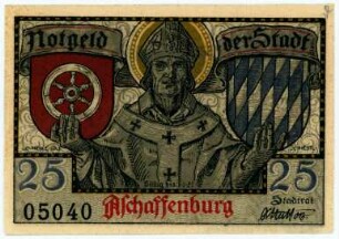 Geldschein / Notgeld, 25 Pfennig, 1920