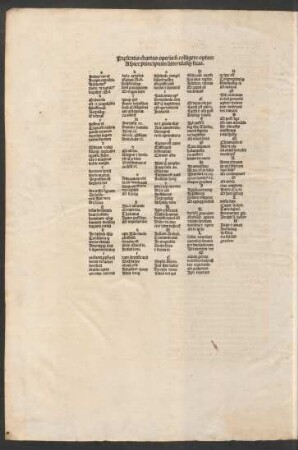 Praesentis chartas operis si colligere optas: Aspice principium litterulasque suas.