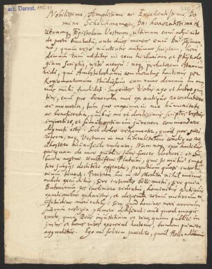 [Zwei Briefe von Christian Marggrav an Günther Christoph Schelhammer vom 25.07.1682 und 04.01.1683]