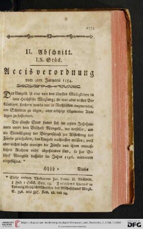 II. Abschnitt, LX. Stueck