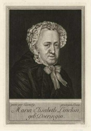 Bildnis der Maria Elisabeth Linck, geb. Döring
