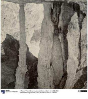 "Fluted Columns, Jenolan Caves"