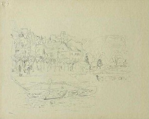 Stadt mit Fluss