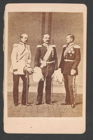 [Gruppenporträt] v. Bismarck, v. Roon, v. Moltke