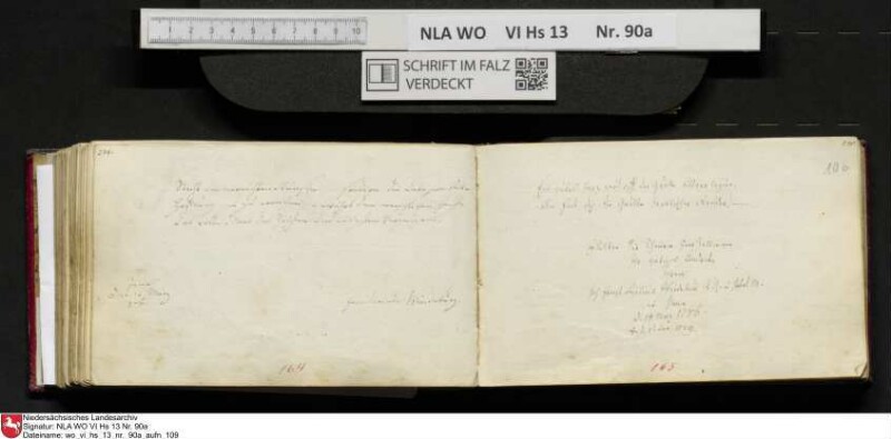 Stammbuch des Ernst Philipp Ludwig Zellmann (1763-1795) aus
                           Braunschweig