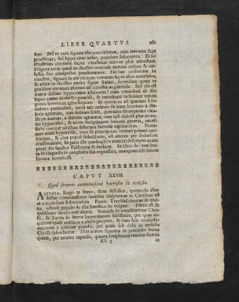 261-280, Caput XXVII. - Caput XXXII.