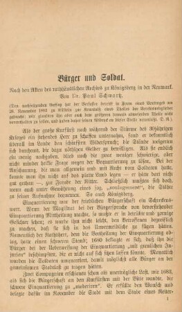 Bürger und Soldat
