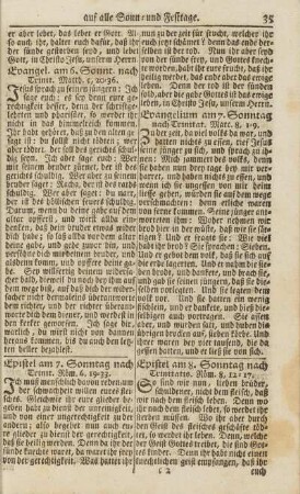 Epistel am 8. Sonntag nach Trinitatis