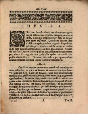 Diss. ... de procuratoribus