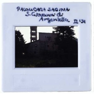 Palombara Sabina, Kloster San Giovanni in Argentella