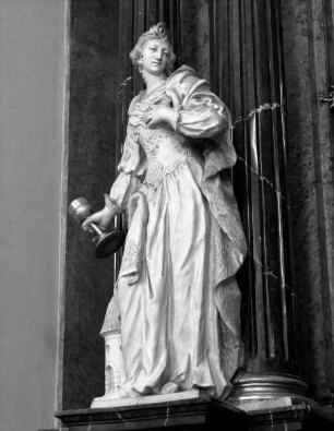 Statue der Heiligen Barbara