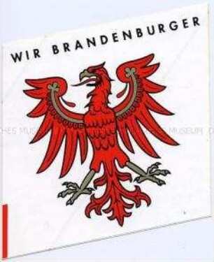 Aufkleber mit dem Wappen des Landes Brandenburg