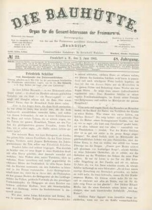 No. 22. Frankfurt a. M., den 3. Juni 1905. 48. Jahrgang.