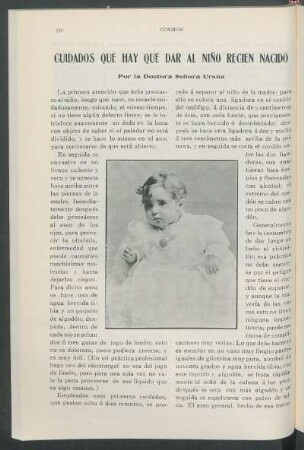 Cuidados que hay que dar al niño recién nacido