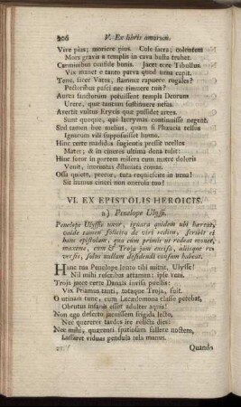 VI. Ex Epistolis Heroicis.