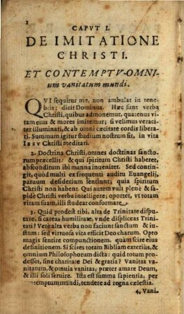 Thomas à Kempis De Imitatione Christi Latinograecvs