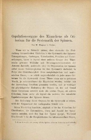 Trudy Russkogo Entomologičeskogo Obščestva : = Proceedings of the Russian Entomological Society. 22. 1888