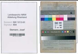Entnazifizierung Josef Stemann , geb. 19.02.1899 (Dachdeckermeister)
