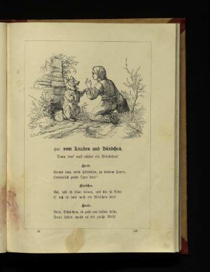 Hör vom Knaben und Hündchen