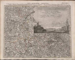 Carte Topographique Contenante La plus grande Partie de la Hesse, une Partie de l'Electorale de Hanovre, la Duché de Wesphalie, une Partie de l'Evêché de Paderborn, une Partie du Principeaute de Nassau, les Comtes de Waldeck, de Berlebourg, de Witgenstein, de Hatzfeld, l'abbaye de Corvey etc ; a. P. d. S. M. I.