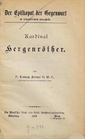 Kardinal Hergenröther