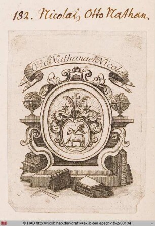 Wappen des Otto Nathanael Nicolai