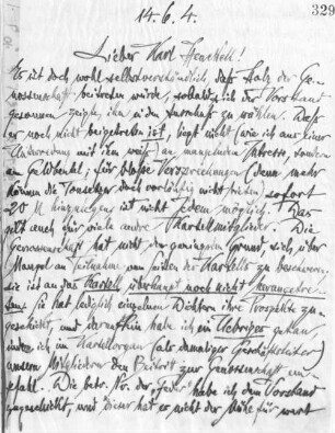 Brief an Karl Henckell