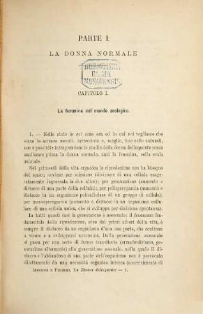 La donna delinquente : la prostituta e la donna normale