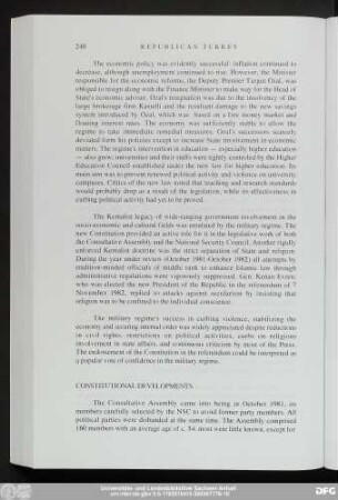 Constitutional Developments