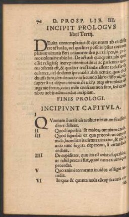 Incipiunt Capitula.