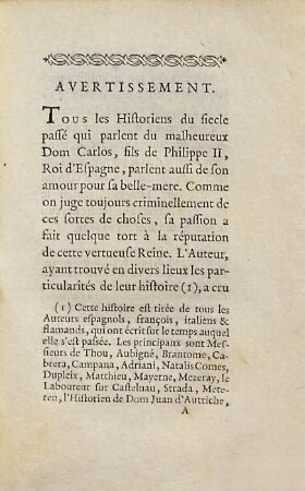 Dom Carlos : nouvelle historique